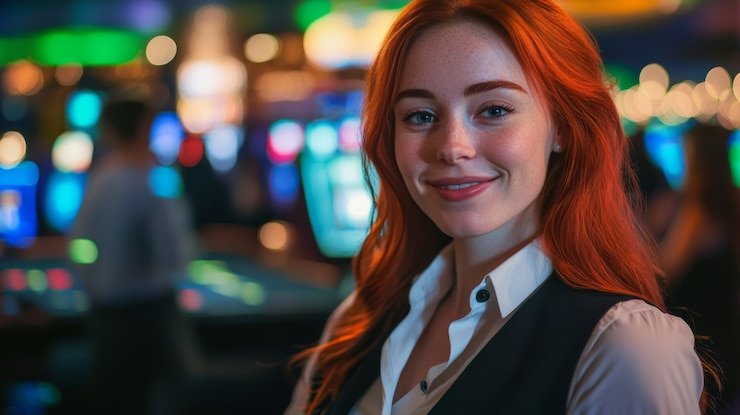 Pengguna mengakses akun taruhan melalui perangkat mobile dengan keamanan terjaga